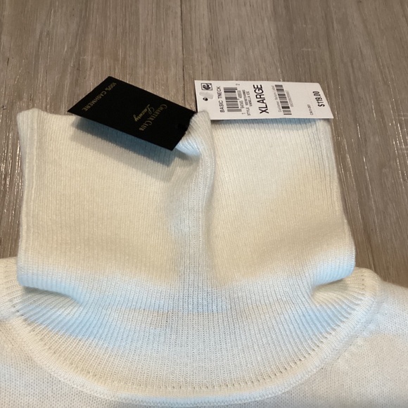 Charter Club Women's 100% Cashmere Turtleneck Sweater, size XL - Picture 2 of 5